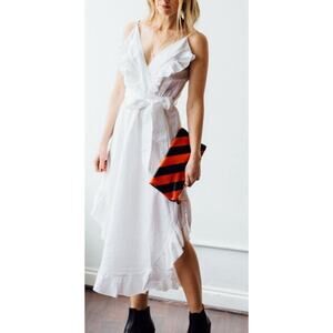 IRO Lemon Midi Dress White Size 10